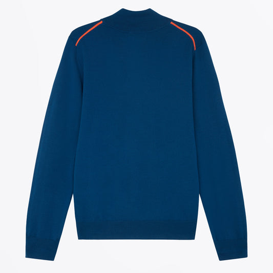 Half Zip Sweater - Indigo