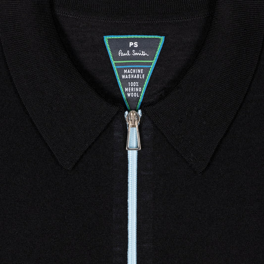Half Zip Sweater - Black