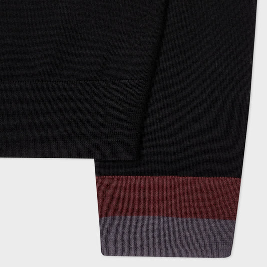 Half Zip Sweater - Black