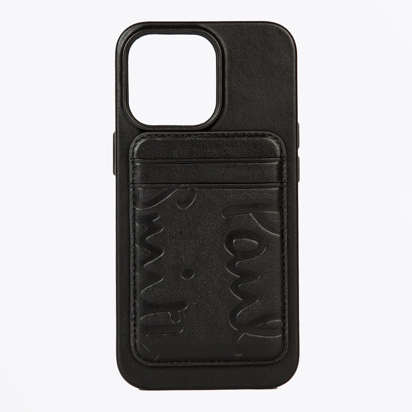 Magnetic Logo Wallet - Black