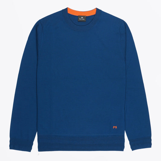 - Crew Neck Sweater - Indigo