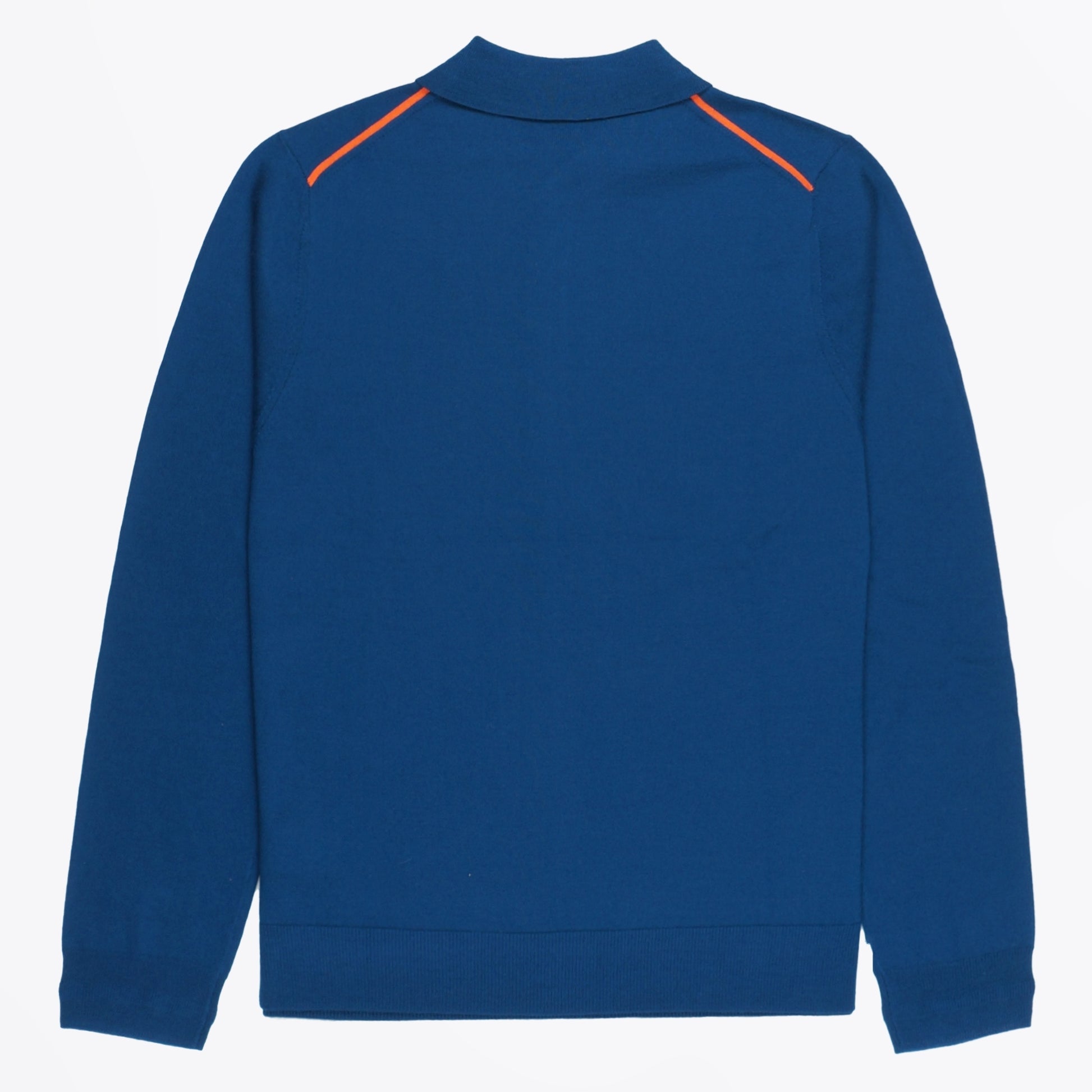 Paul - Knitted Polo Sweater - Indigo