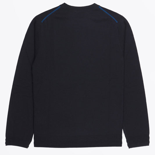- Crew Neck Sweater - Very Dark Navy