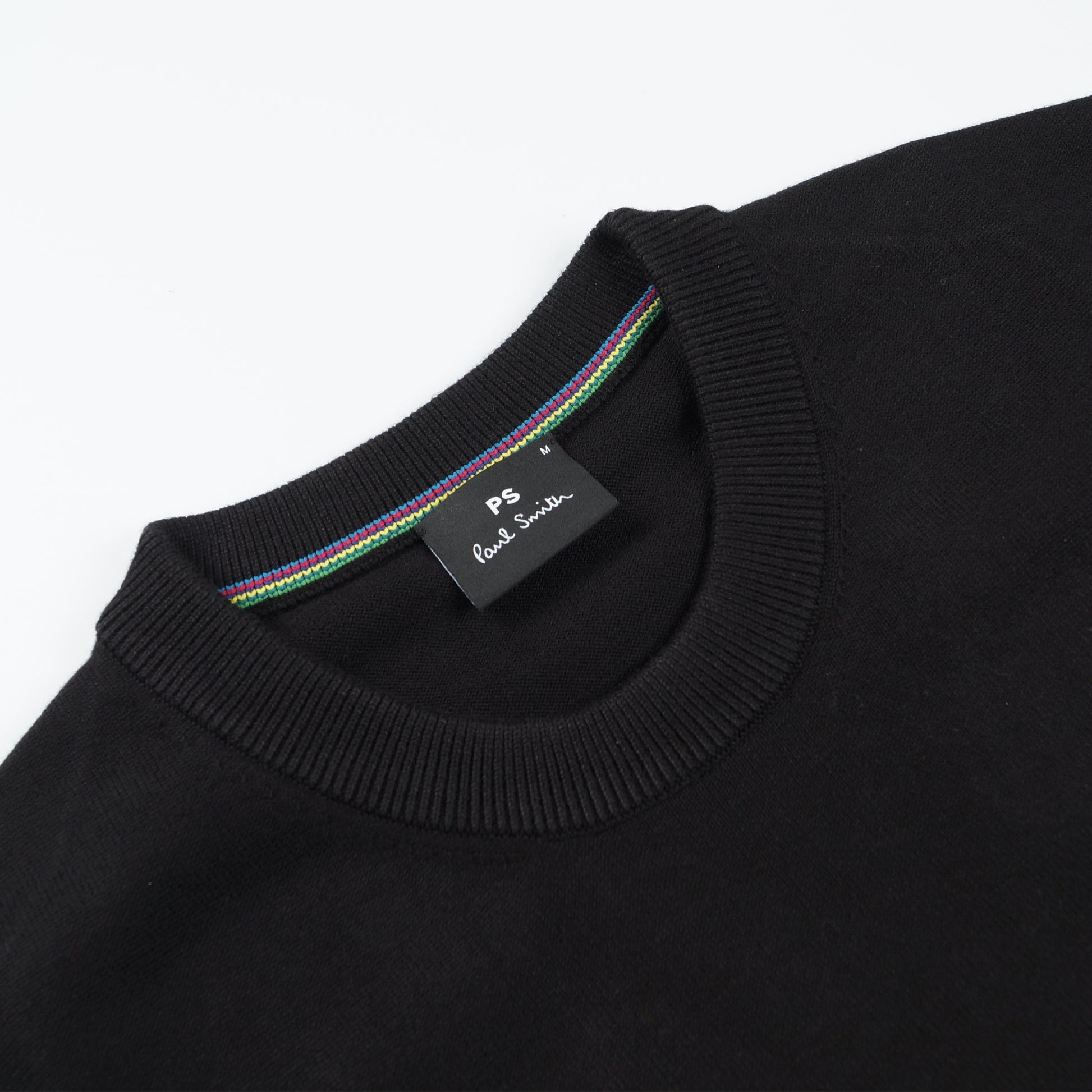 Paul Zebra Badge Crew Neck Sweater - Black