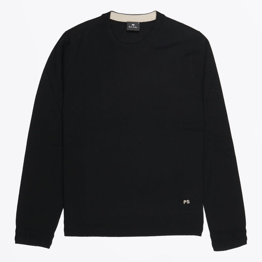 - Crew Neck Sweater - Black