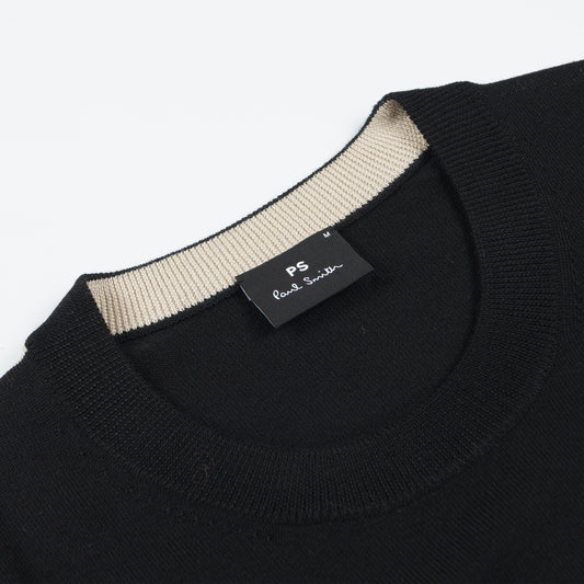 - Crew Neck Sweater - Black