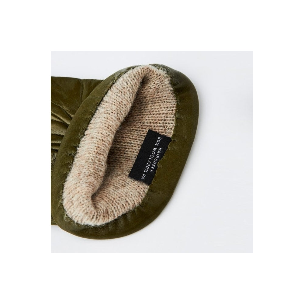 - Elisabeth - Leather Glove - Green