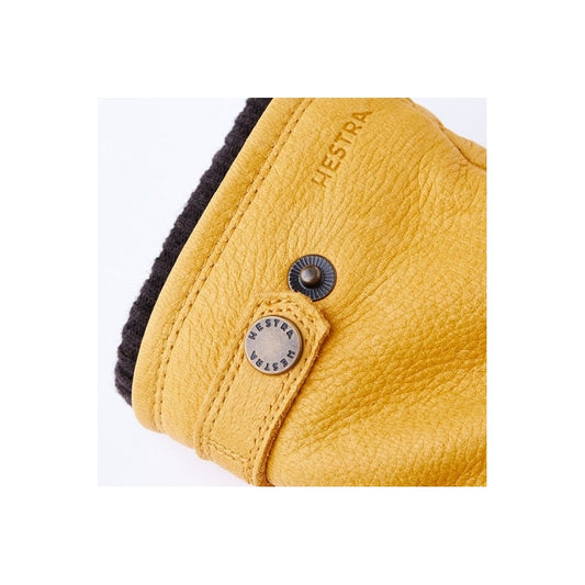 - Utsjö - Leather Primaloft Gloves - Yellow