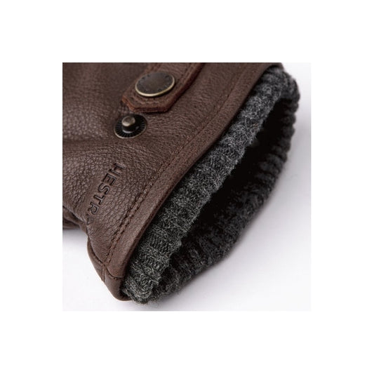 - Utsjö - Leather Primaloft Gloves - Brown