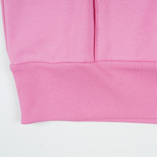 - Zebra Badge Hoodie - Bubblegum