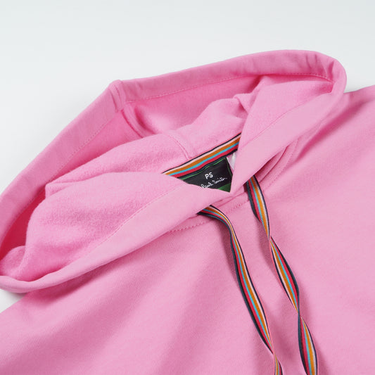 - Zebra Badge Hoodie - Bubblegum