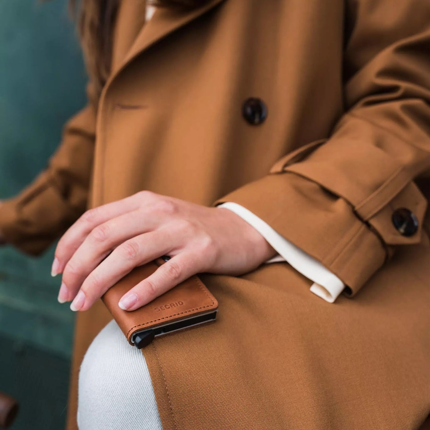Miniwallet - Vintage Cognac Silver