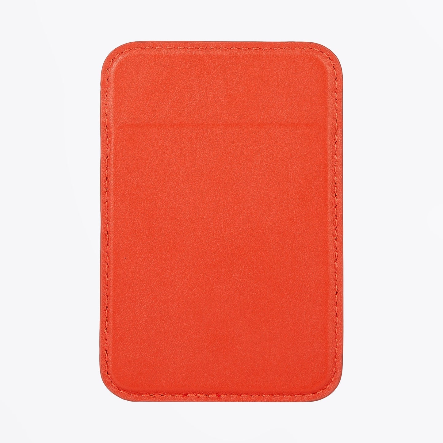 Magnetic Logo Wallet - Coral Red
