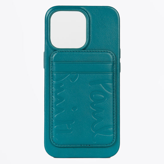 Magnetic Logo Wallet - Teal