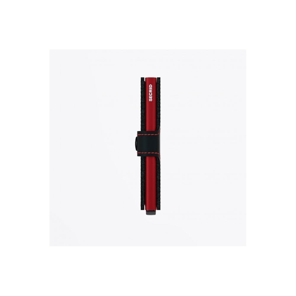 Miniwallet - Matte Black & Red