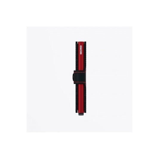 Miniwallet - Matte Black & Red