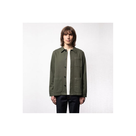 - Barney - Worker Jacket - Olive Green