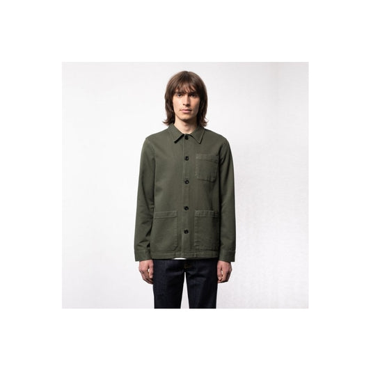 - Barney - Worker Jacket - Olive Green