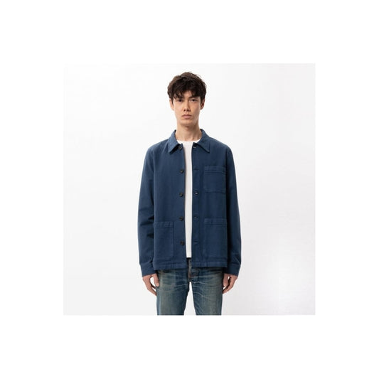 - Barney - Worker Jacket - Indigo Blue