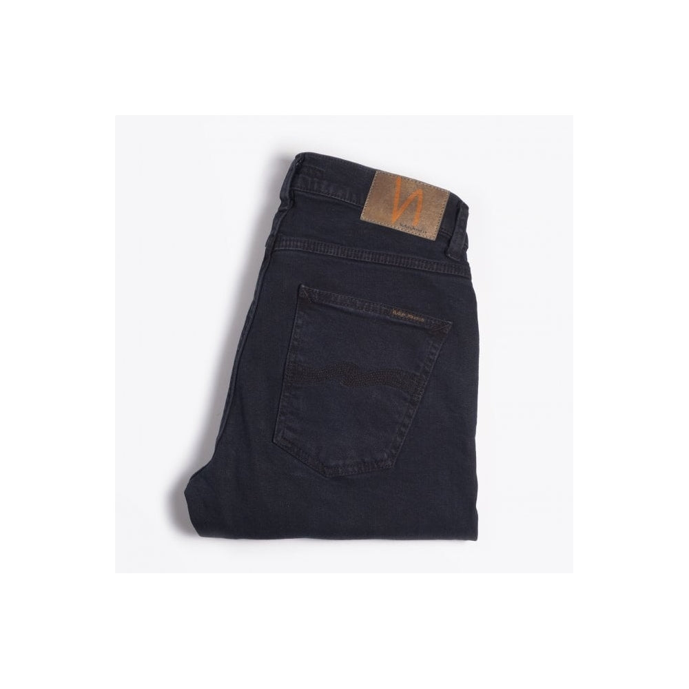 Nudie Lean Dean - Black Skies Jeans - Blue/Black