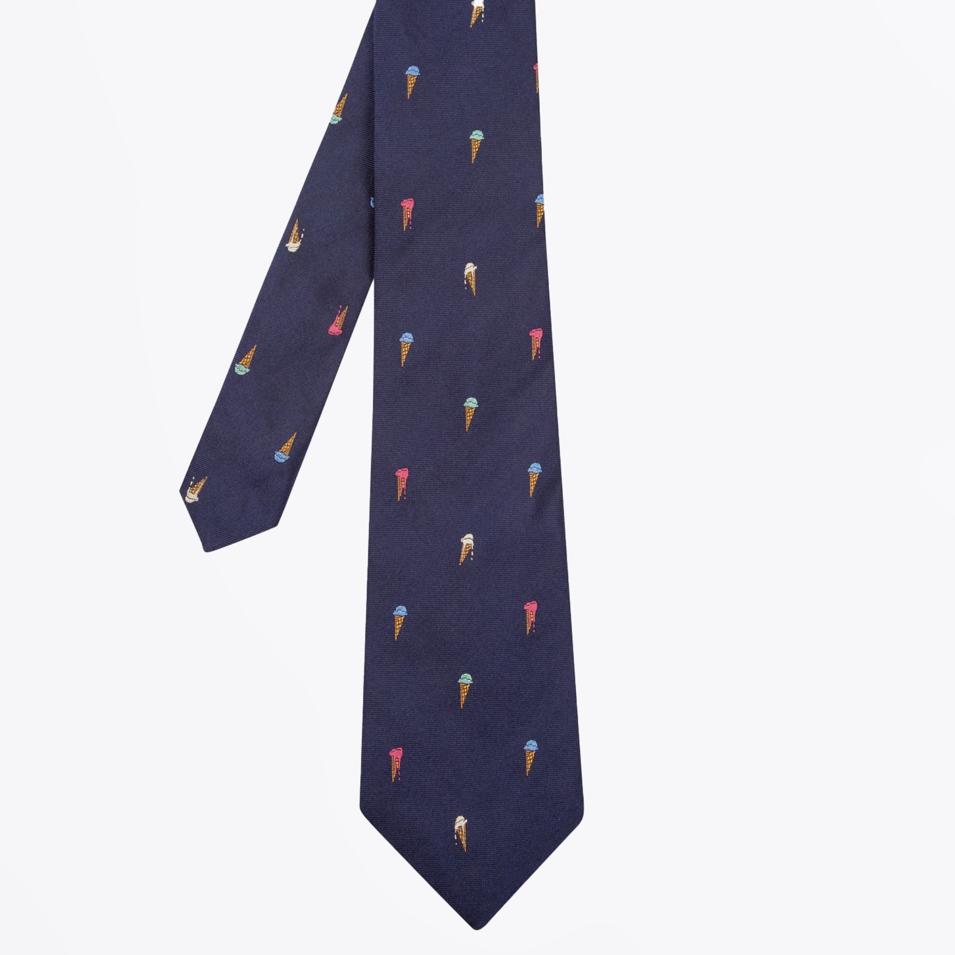 Paul Ice Cream Tie - Navy