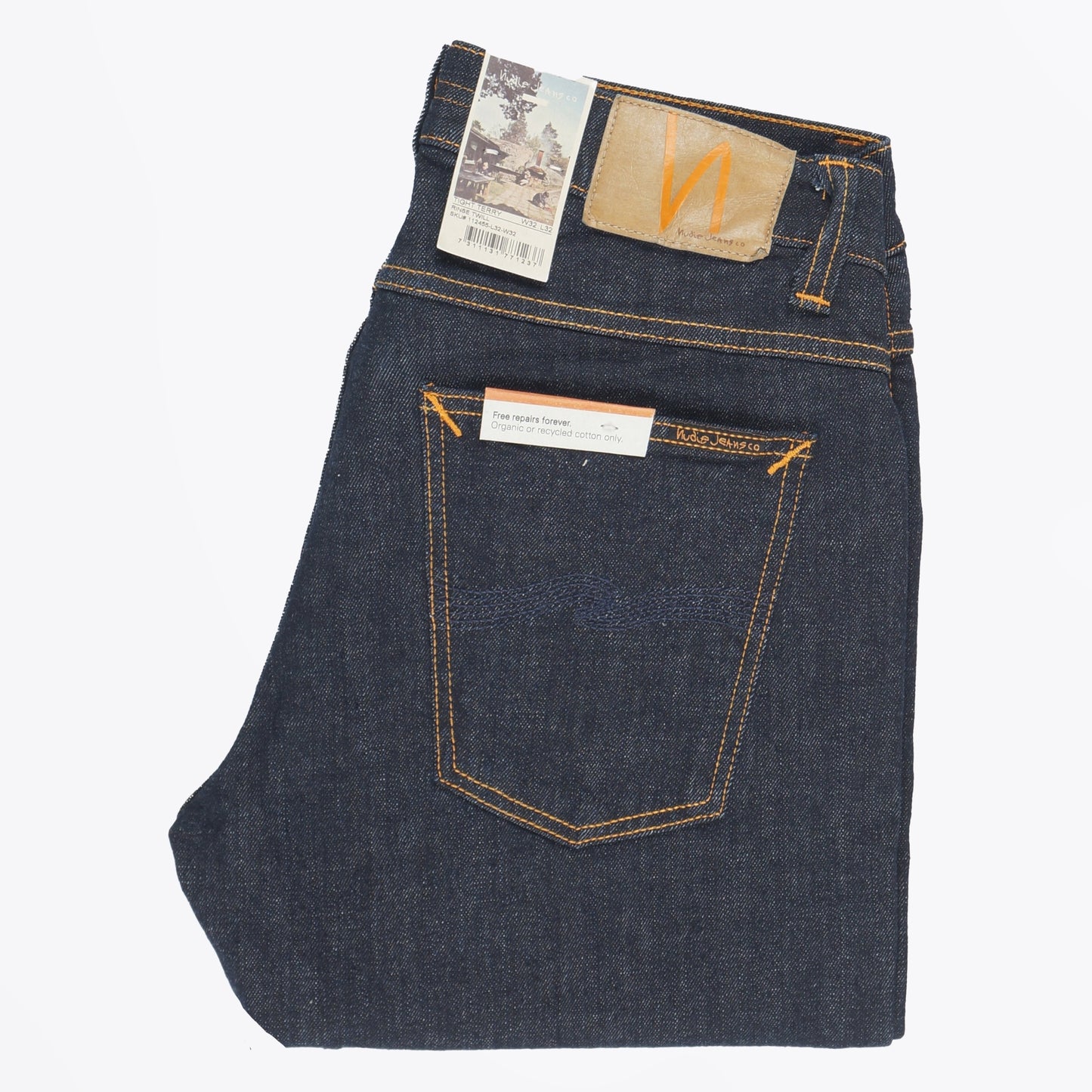 - Tight Terry Jeans - Rinse Twill