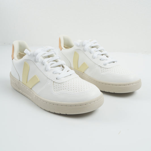 - V-10 CWL Sneakers - White Sun Peach