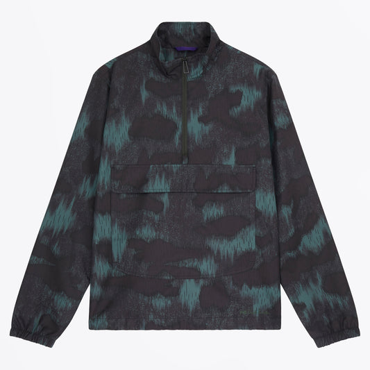 - Overhead Camo Print Jacket - Greyish Green