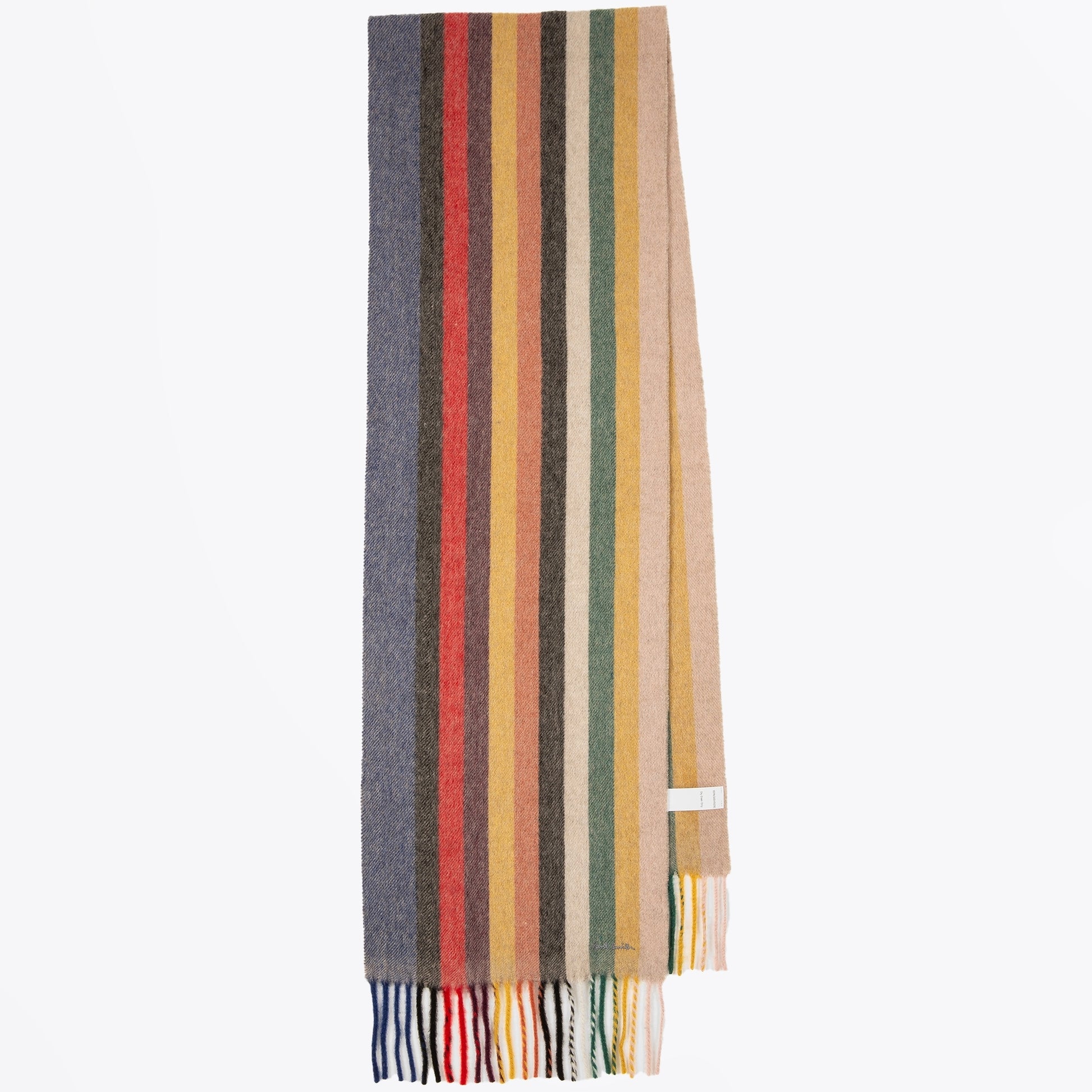 Paul Nine Stripe Scarf - Slate