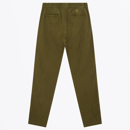 - Drawcord Trousers - Olive Green