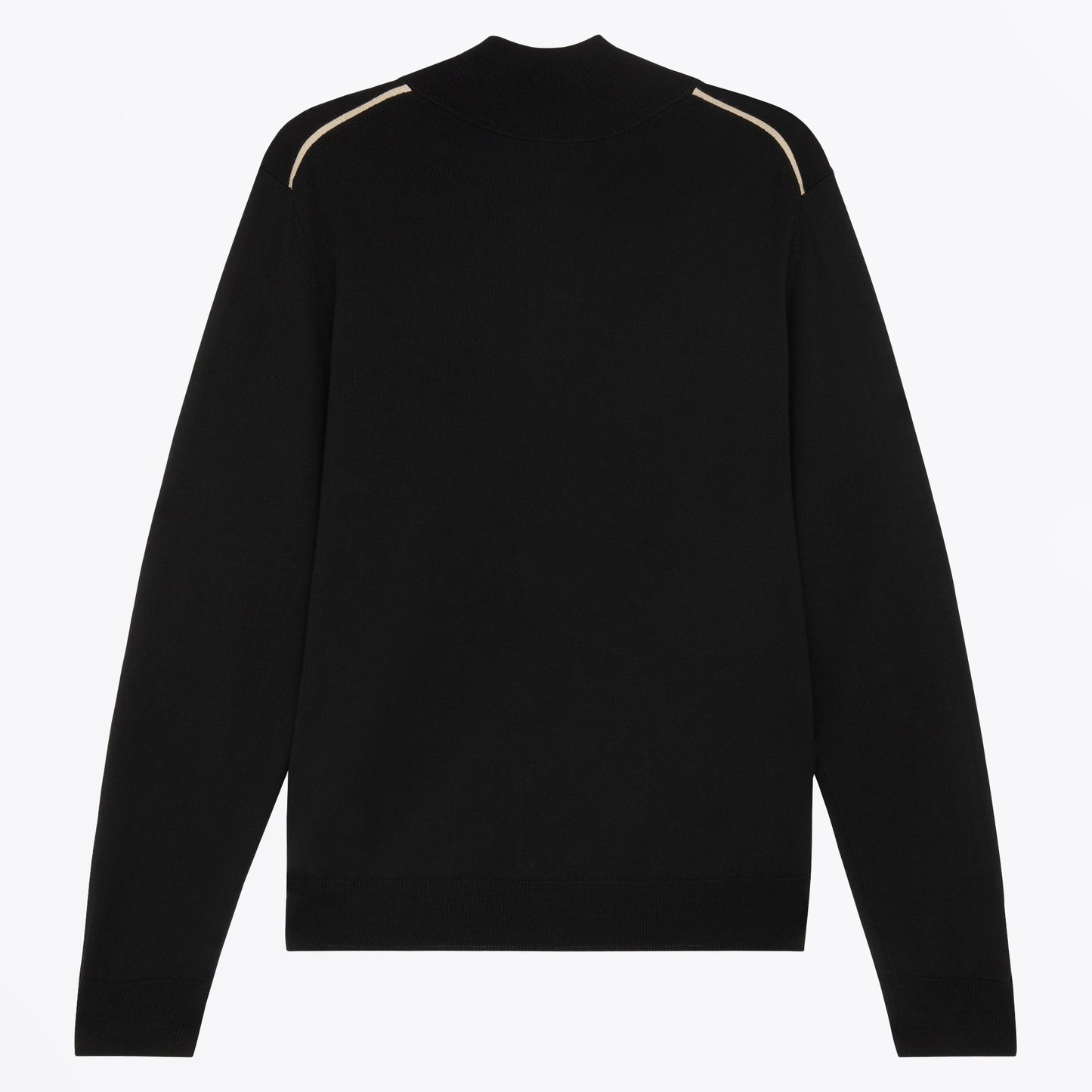 - Half Zip Sweater - Black
