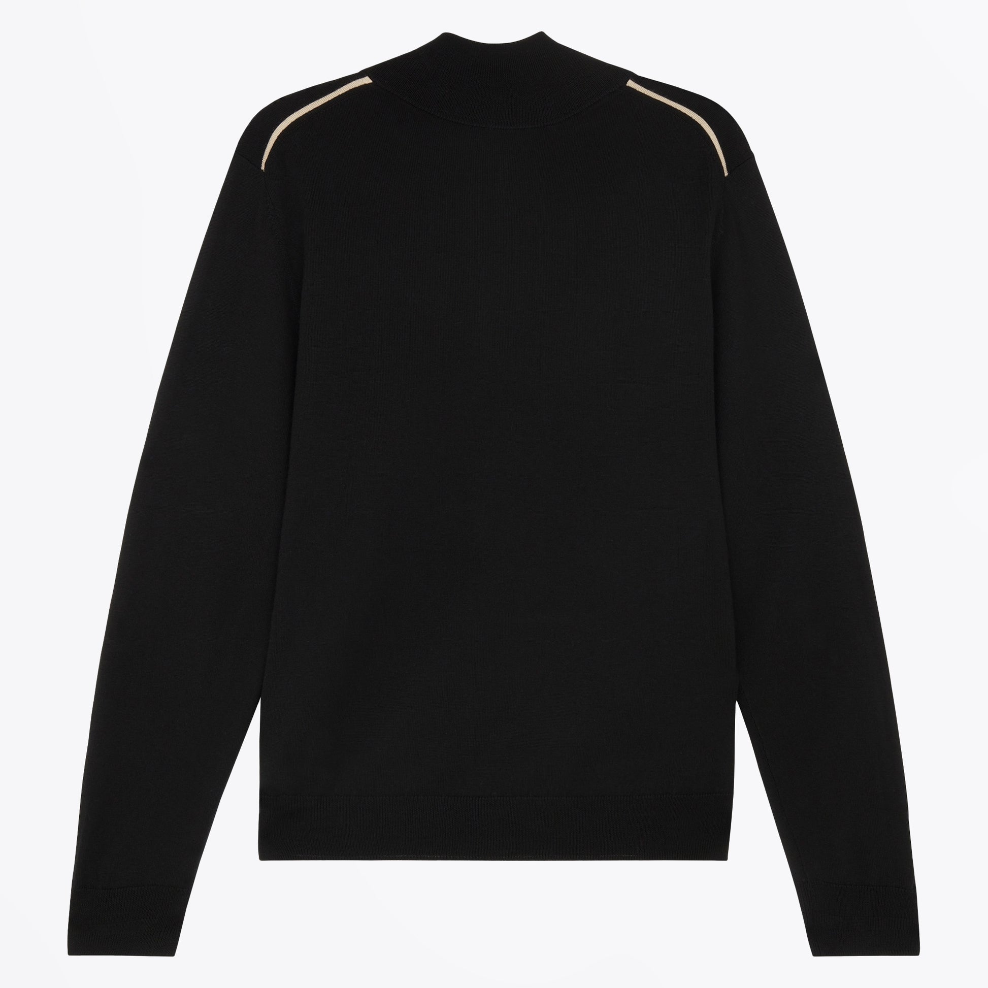 Paul - Half Zip Sweater - Black