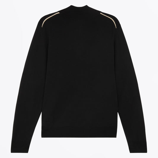 Half Zip Sweater - Black