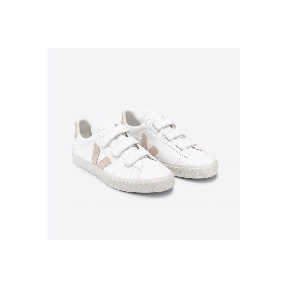 - Recife - Chromefree Leather Sneaker - Extra White/ Sable