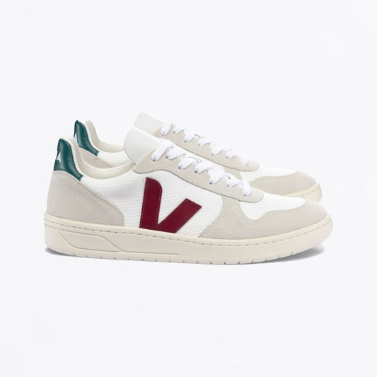 - V-10 Mesh Sneaker - White Marsala Brittany