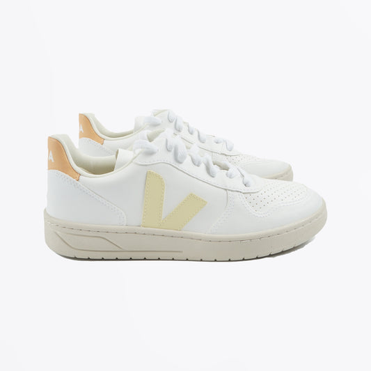 - V-10 CWL Sneakers - White Sun Peach
