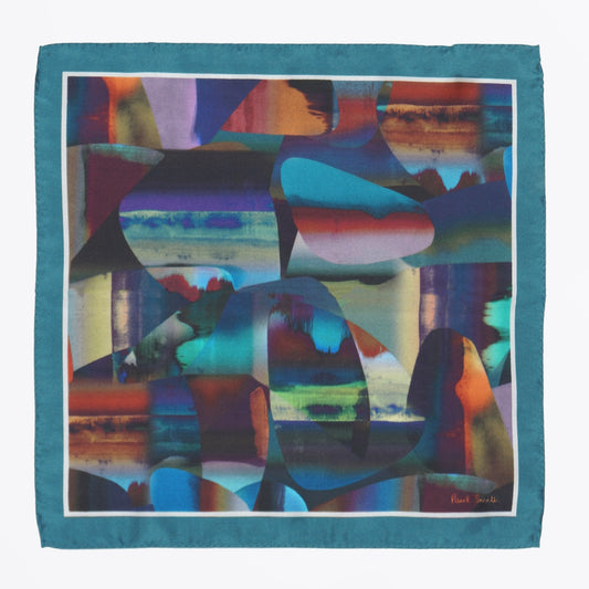 - Silk Pocket Square - Navy