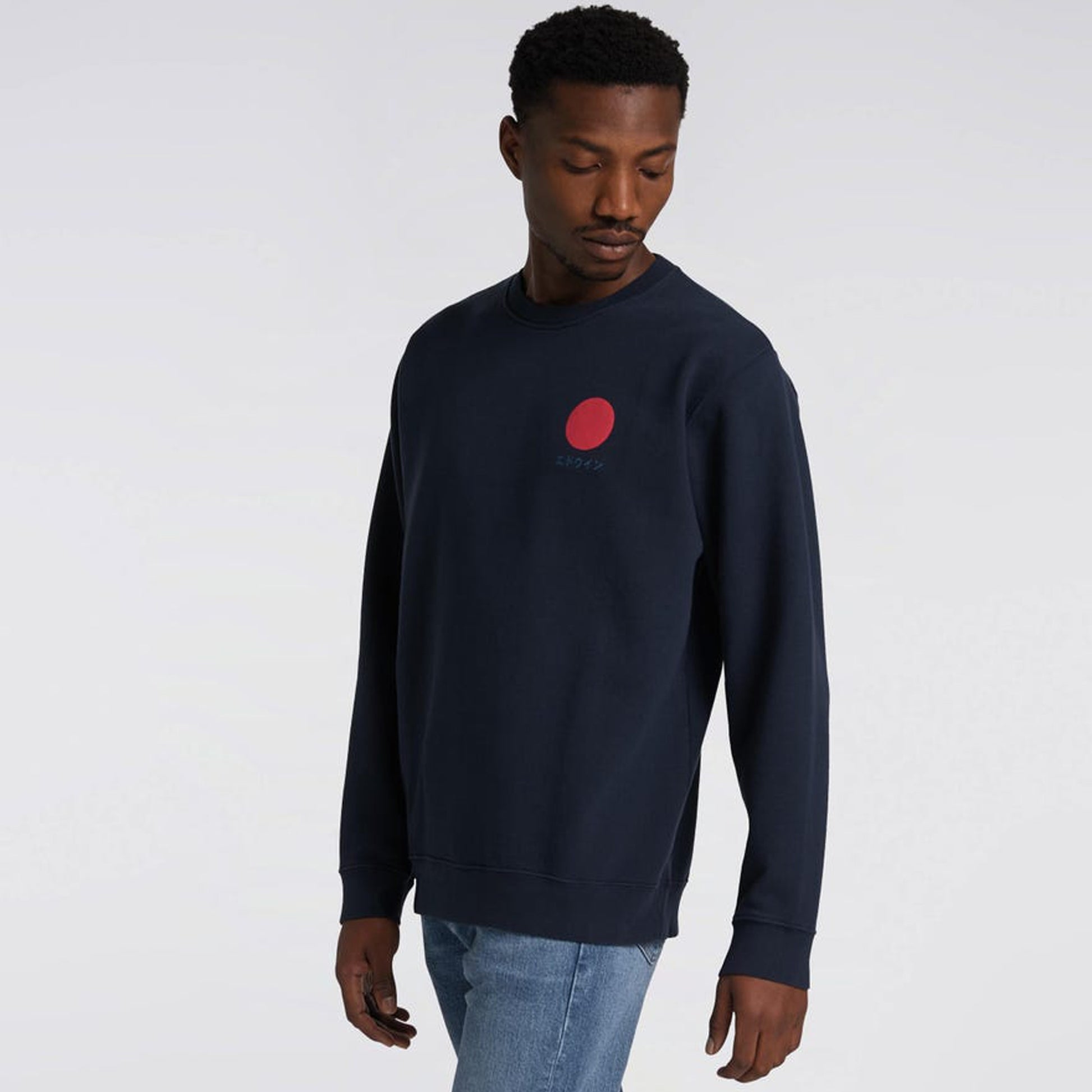 Edwin Japanese Sun Sweat - Navy Blazer