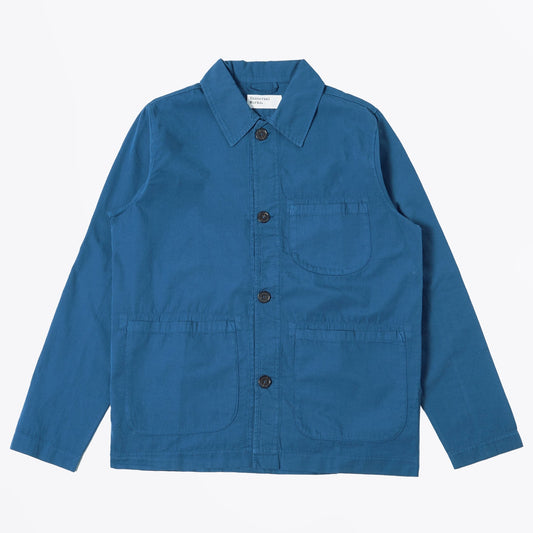 - Summer Fine Canvas Field Jacket - Indigo