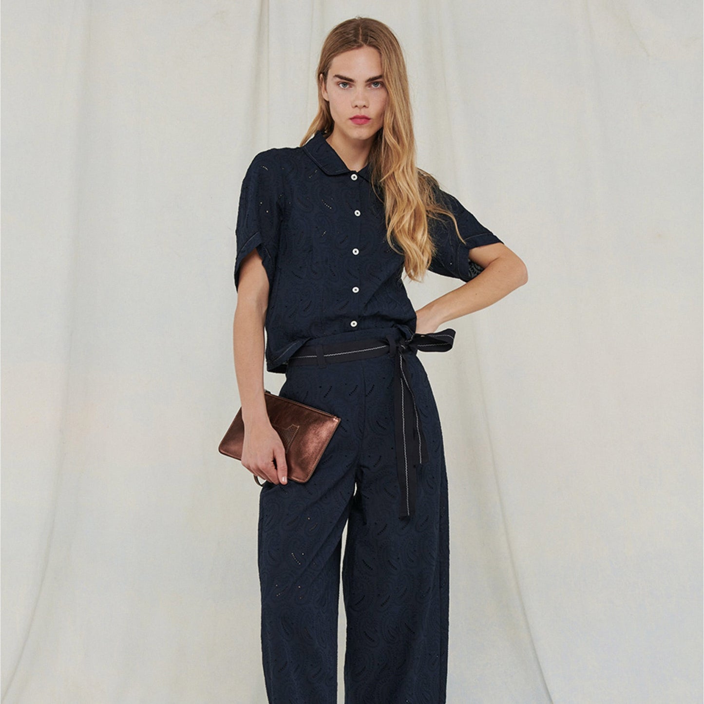- Greet Shirt - Navy