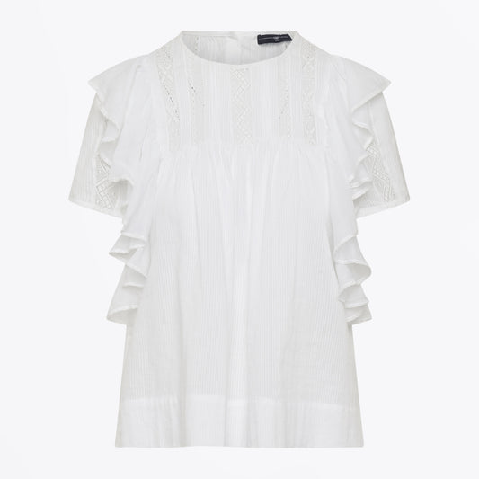 - Fanciful Top - White