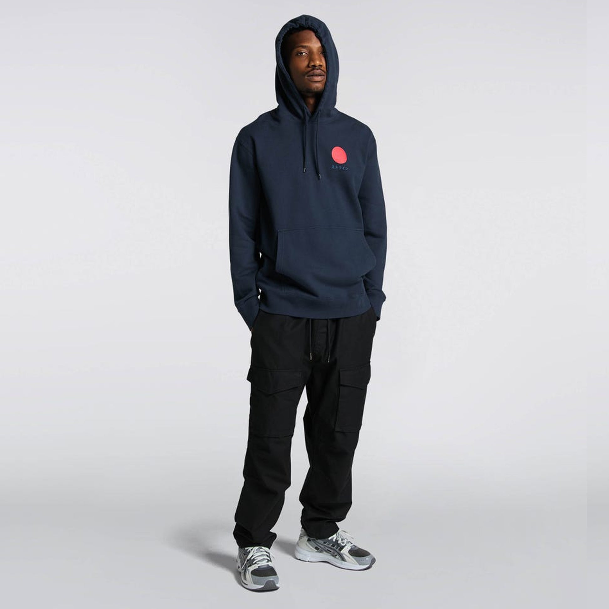Edwin Japanese Sun Hoodie - Navy Blazer