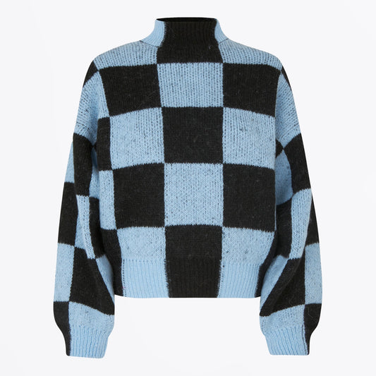 - Adonis - Alpaca Knit Sweater - Sky