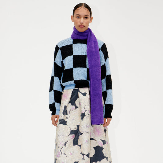 - Adonis - Alpaca Knit Sweater - Sky