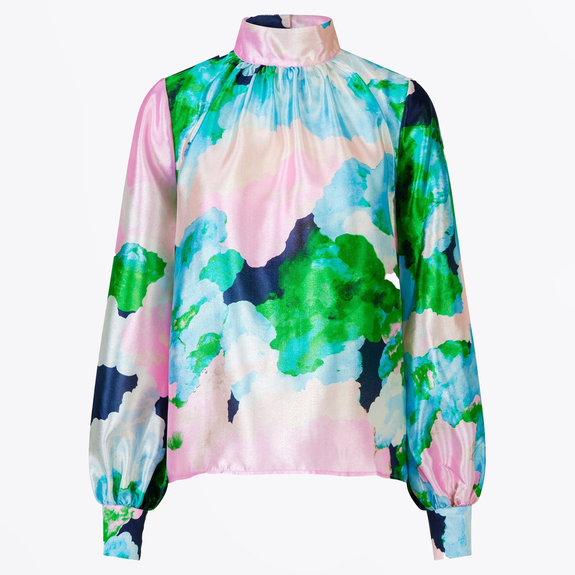 Stine - Eddy - Textured Poly Top - Clouds