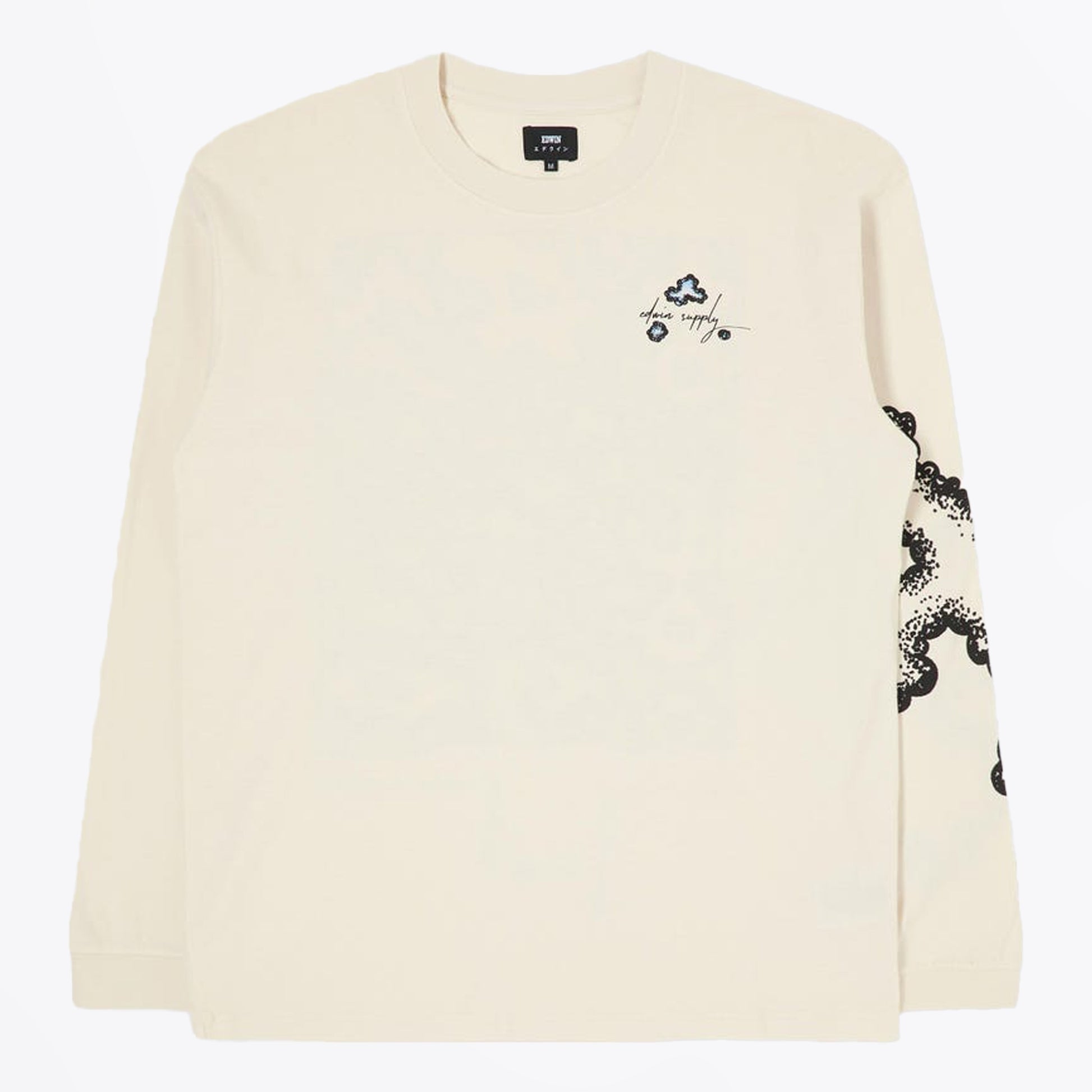 Edwin Kumo Long Sleeve T-Shirt - Whisper White