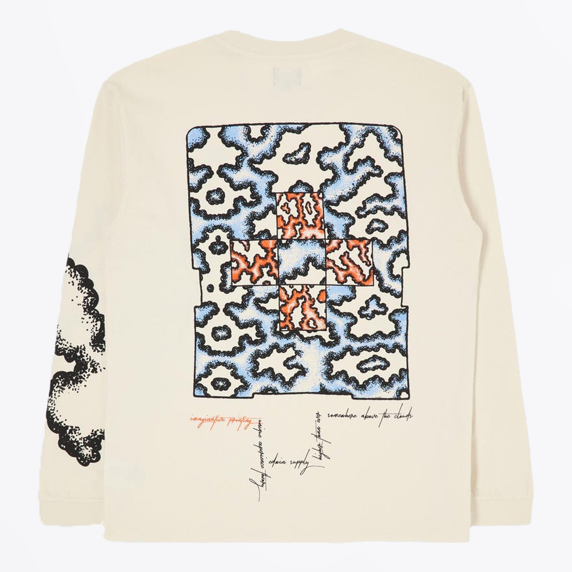 Edwin Kumo Long Sleeve T-Shirt - Whisper White