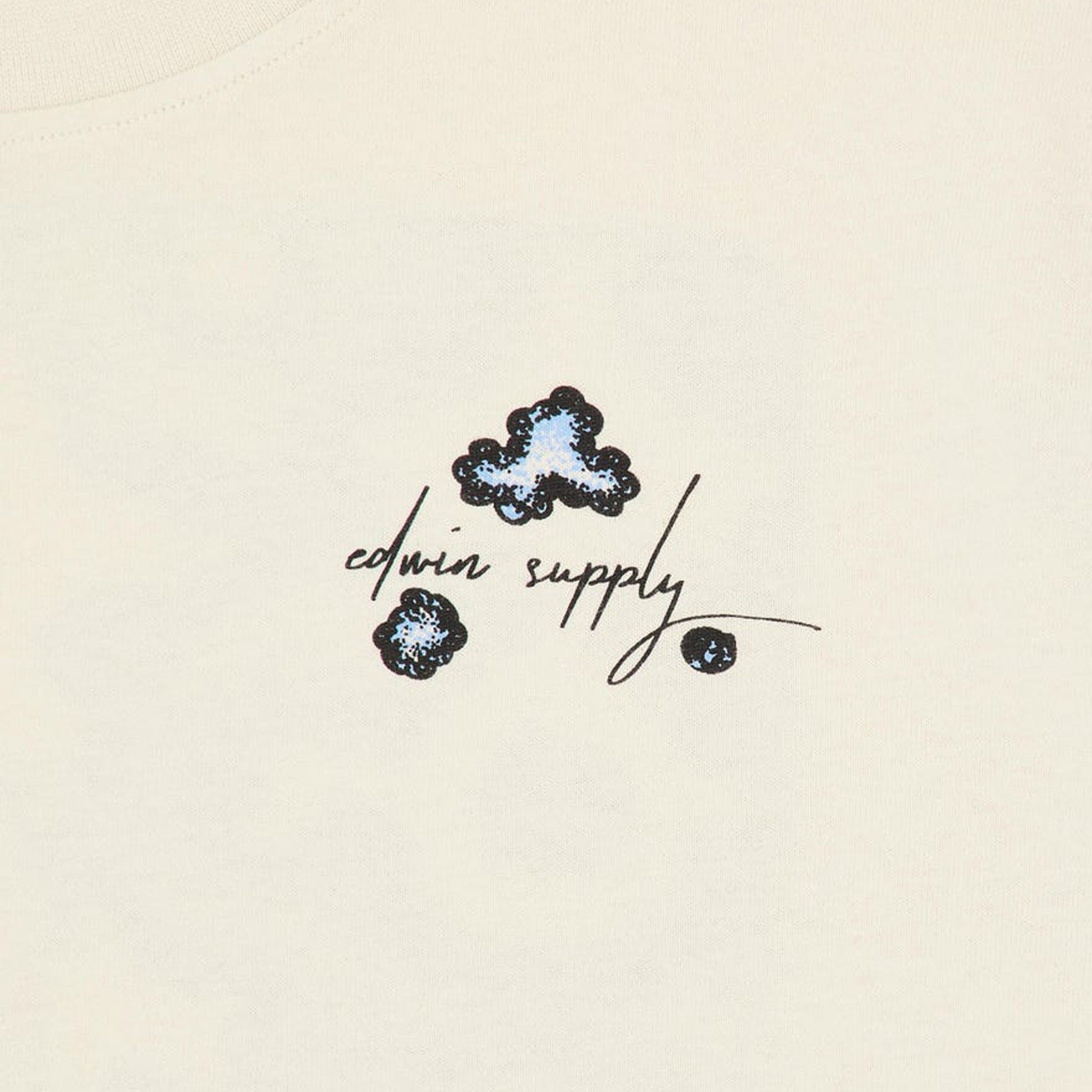 Edwin Kumo Long Sleeve T-Shirt - Whisper White