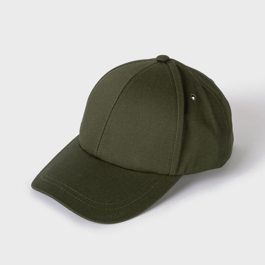 - Signature Stripe Trim Cap - Khaki