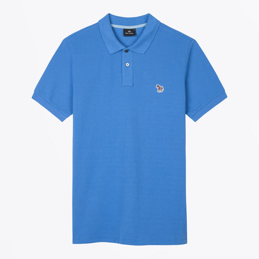 - Reg Fit Short Sleeve Polo Shirt - Blue